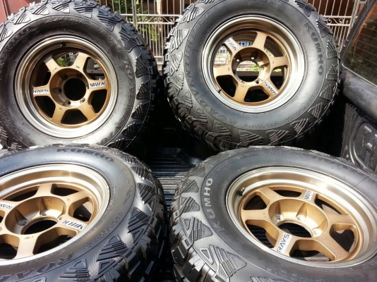 ขายล้อ TE37 พร้อมยาง MUD ขายล้อ TE37 พร้อมยาง MUD