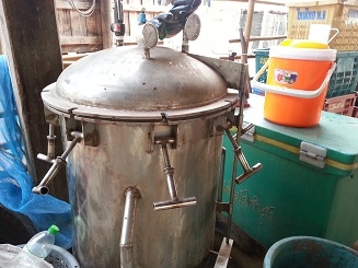 ถังนึ่งแรงดัน สำหรับเพาะเชื้อเห็ด