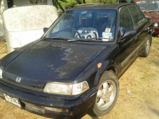 Honda Civic ท้ายแดง เครื่องเดิม ทะเบียนขาดปี 56 ขับได้ รถมือเดียว ขาย 31,000