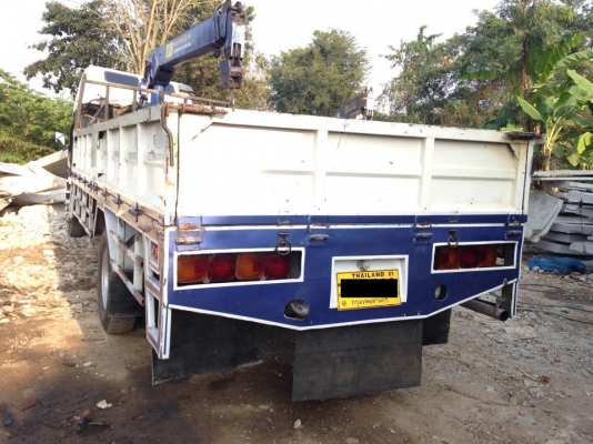 รถ Hino 6 ล้อติดเครน5ตันสภาพสวยพร้อมใช้งาน