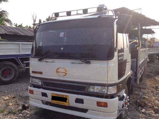 รถ Hino 6 ล้อติดเครน5ตันสภาพสวยพร้อมใช้งาน