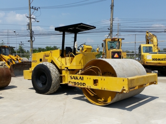 มาใหม่ !! รถบด Sakai SV500D รถบดสั่นสะเทือน 10 ตัน รถเก่านอก นำเข้าจาก USA ไม่เคยใช้งานในไทย