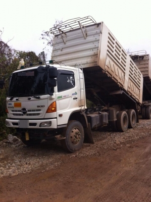 ขายรถสิบล้อ hino fm2P 380 แรง ปี 54 พ่วงแม่ลูก ดั้มสามมิตร รถสวยพร้อมใช้งาน