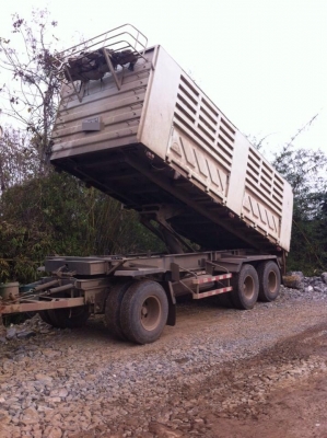 ขายรถสิบล้อ hino fm2P 380 แรง ปี 54 พ่วงแม่ลูก ดั้มสามมิตร รถสวยพร้อมใช้งาน