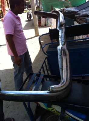 ขายครับกันชนหลังพร้อมไฟส่องป้าย W108