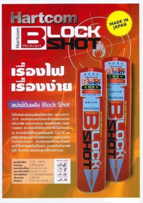 สเปรย์ดับเพลิง ชนิดใหม่ Block shot (made in japan)