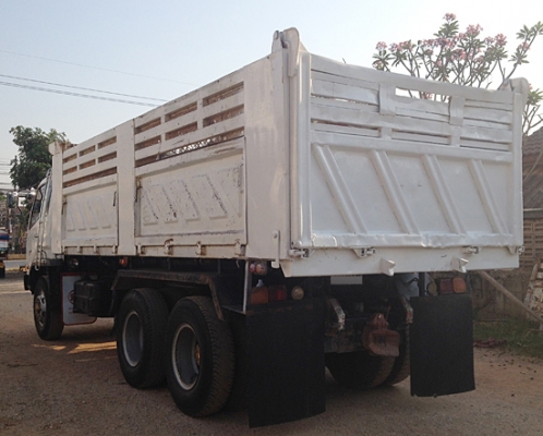 ฝากขาย Mitsubishi Fuso M6 260 ดัมพ์สามมิตร มีระบบลากพ่วง ปี50