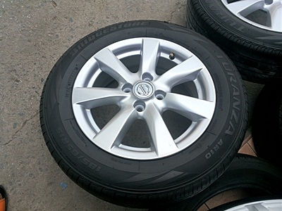 ขายล้อแม็กNISSAN ALMERA VL(รุ่นTOP) ยางปี13 4 ล้อ ขายล้อแม็กNISSAN ALMERA VL(รุ่นTOP) ยางปี13 4 ล้อ