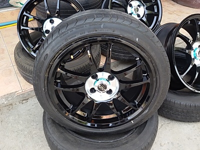 ขายล้อ ER30 ขอบ 16 4รู100 กว้าง7 พร้อมยาง 4 ล้อ