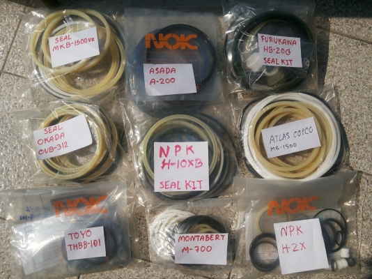 จำหน่าย ซีลชุดซ่อม seal kit หัวเจาะ หัวกระแทก หัวทุบ หัวแย็ก มีทุกรุ่น ทุกยี่ห้อ โทร.029409240 อัศดาเทรดดิ้ง
