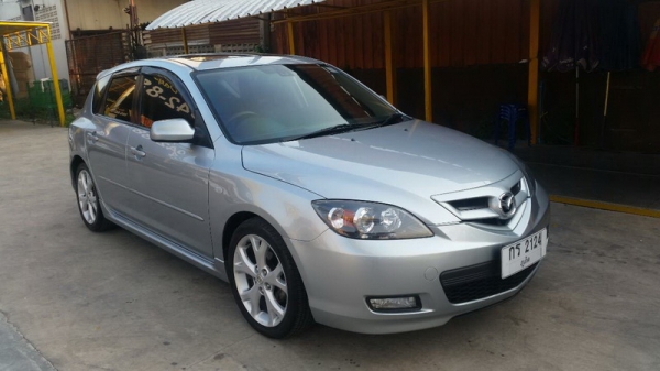 MAZDA 3 ปี 2008 ตัว TOP 5 ประตู ไมเน้อเช้นแล้ว  หลังคา sunloob รถสวย เครื่องวิ่งดี ช่วงล่างดี แอร์เย็น พวงมาลัยมัลติฟังชั่น ล้อ MAX สีสวย ภายในสภาพสวย รถพร้อมใข้งาน จัดไฟแนนได้ ฟรีดาวน์