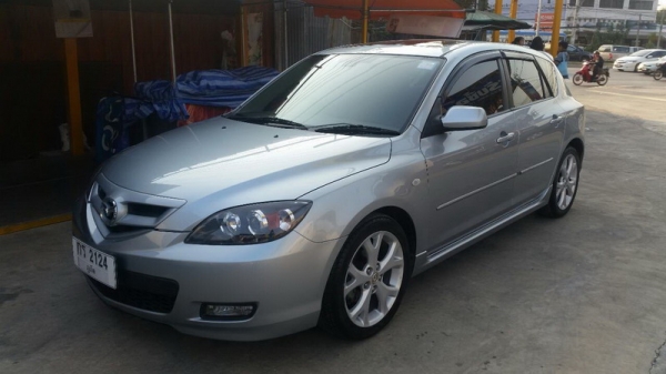 MAZDA 3 ปี 2008 ตัว TOP 5 ประตู ไมเน้อเช้นแล้ว  หลังคา sunloob รถสวย เครื่องวิ่งดี ช่วงล่างดี แอร์เย็น พวงมาลัยมัลติฟังชั่น ล้อ MAX สีสวย ภายในสภาพสวย รถพร้อมใข้งาน จัดไฟแนนได้ ฟรีดาวน์