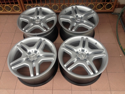 ล้อ benzเเท้ 18 หน้า8ครึ่งหลัง9ครึ่งอ๊อฟ35กับ32เก่าญี่ปุ่นเเท้สภาพสวยๆ