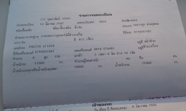 ขายสิบล้อ Fuso FN527