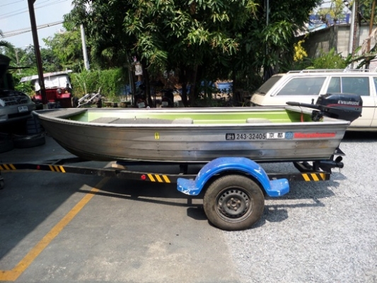 เรือปิเนียม STESSL 12 ฟุต พร้อมเครื่อง 9.9