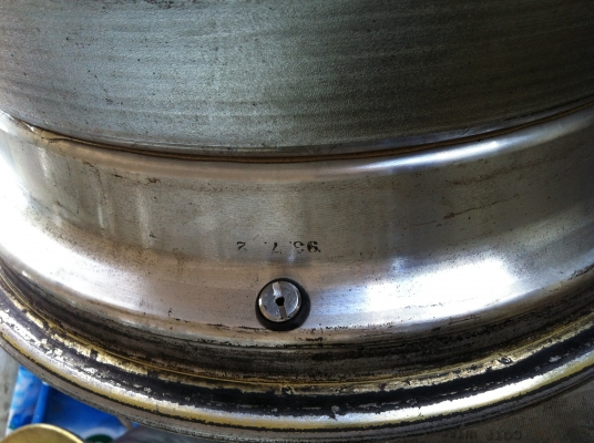 ล้อหยดน้ำ ขอบ15 สีทอง ล้อ2ชิ้น แท้ made in japan