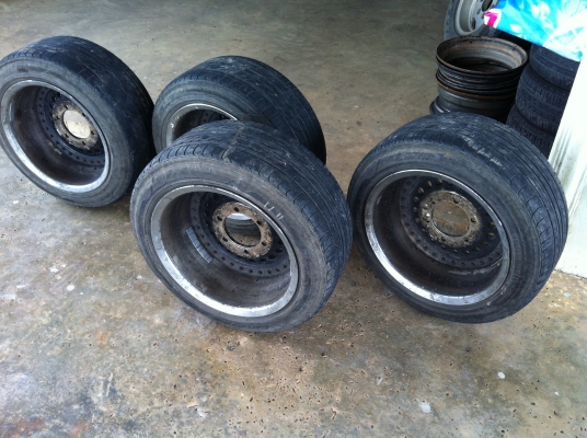 ล้อหยดน้ำ ขอบ15 สีทอง ล้อ2ชิ้น แท้ made in japan