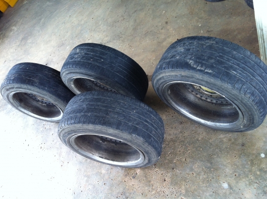 ล้อหยดน้ำ ขอบ15 สีทอง ล้อ2ชิ้น แท้ made in japan