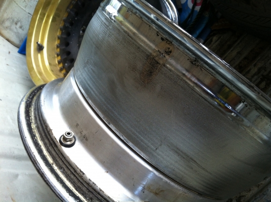 ล้อหยดน้ำ ขอบ15 สีทอง ล้อ2ชิ้น แท้ made in japan