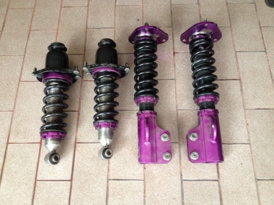 โช๊คปรับเกลียว D2 RACING จากสำนักแต่งญี่ปุ่น ใส่อัลติส ของเก่าญี่ปุ่นสภาพดี