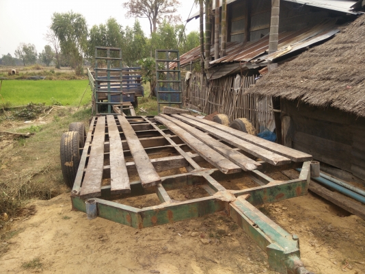 ขายรถพ่วงลากรถไถ รถเกี่ยวข้าว dc60,70 ราคา 25900 บาท