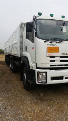 ขายรถพ่วงดัมพ์ ISUZU เครื่อง 360 แรง ปี 54 ไมล์ 1xx,xxx กระบะดัมพ์สามมิตร ลูก 3 เพลาแท้ รถสวยพร้อมใช้งาน