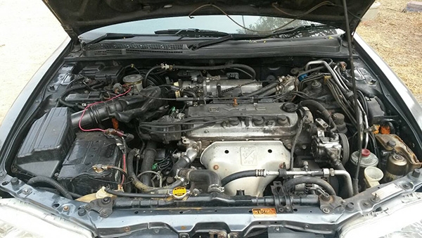 ขายรถบ้าน Honda Accord VTEC ไฟท้ายก้อนเดียว ติดแกสLPG เบาหนังสวย