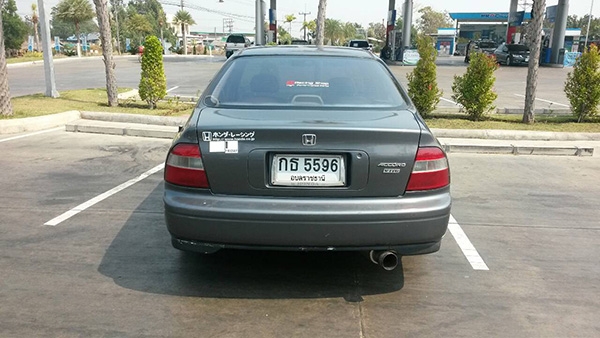 ขายรถบ้าน Honda Accord VTEC ไฟท้ายก้อนเดียว ติดแกสLPG เบาหนังสวย