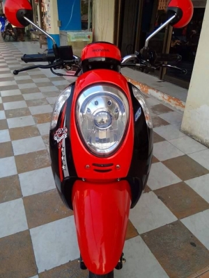 รถสวยวิ๊ง All New Honda Scoopy &ndash; i สีดำ แดง ลาย ACTIVE BOY รุ่นใหม่ล่าสุด