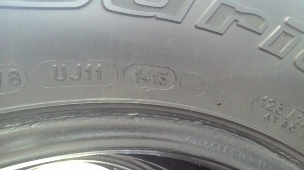 ยาง bf all 265-75-16 ปี 13 หนวดยังเหลือ