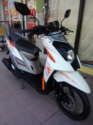 Yamaha TTX สี ขาว-ส้ม สวยๆหัวฉีดประหยัดน้ำมัน รถปี2556 เท่ห์ๆเลย ตจว ส่งได้ครับ
