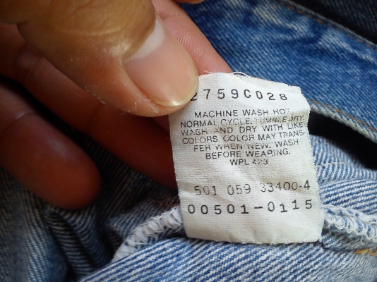 กางเกงยีนส์ Levis 501 made in USA กางเกงยีนส์ Levis 501 made in USA
