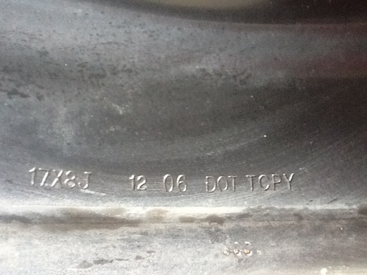 ขายล้อกระทะลาย rock 17 สภาพสวย