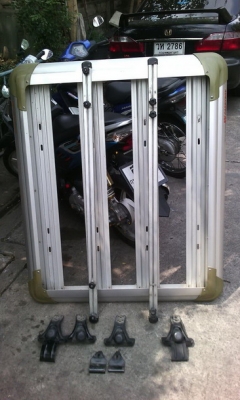 แร็กหลังคาพร้อมขา