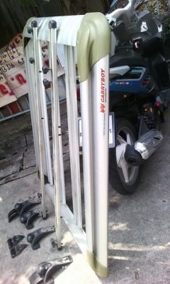 แร็กหลังคาพร้อมขา