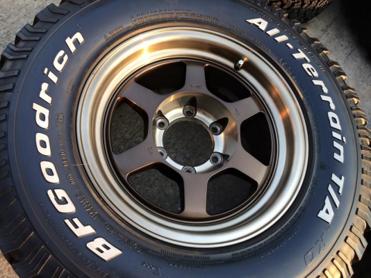 ยาง BF Goodrich All-terrain 265 70 r16 พร้อมแม็ก TE-37x สวย