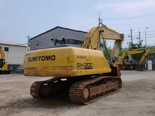 รถขุด SUMITOMO SH200-5 4955 ชม. ปี 2010 มาดูรถที่บริษัทได้เลยครับ
