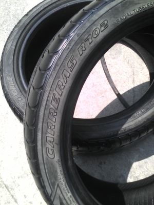 205/45R17 DEESTO NE CARRERAS R102 ปี2012 มี 2 เส้น tel.081-427-3941