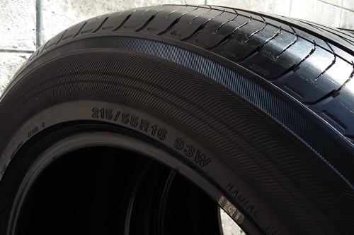 ยาง,215-55-16 YOKOHAMA'dB.V551 JP. ดอกหนาปี12หนึ่งคู่ 2,200