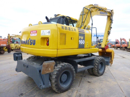 รถขุดล้อยาง PW160ES-7K 4695hrs 2004yr Tel : 098-858-5524 สามภพ ครับ