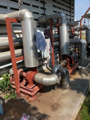 ขายชิลเลอร์ 40 ตันจำนวน2ชุดพร้อมปั๊มน้ำ ไลน์ท่อสเตนเลส วาล์วสเตนเลส คูลลิ่งทาวเวอร์ 320,000 บาท