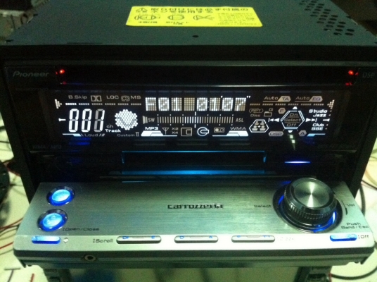 Pioneer FH-P077MSzz 24Bit MP3 MD CD MDสไลไฟ้า สีไฟ7สี มือ2 ญี่ปุ่น