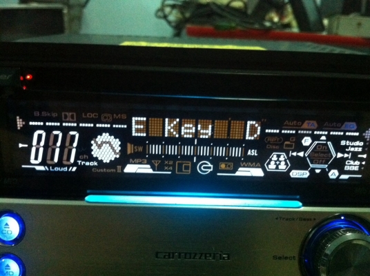 Pioneer FH-P077MSzz 24Bit MP3 MD CD MDสไลไฟ้า สีไฟ7สี มือ2 ญี่ปุ่น