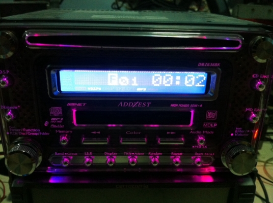 ADDZEST DMZ636BK MP3 CMD CD ไฟ7สี มือ2 ญี่ปุ่น ADDZEST DMZ636BK MP3 CMD CD ไฟ7สี มือ2 ญี่ปุ่น