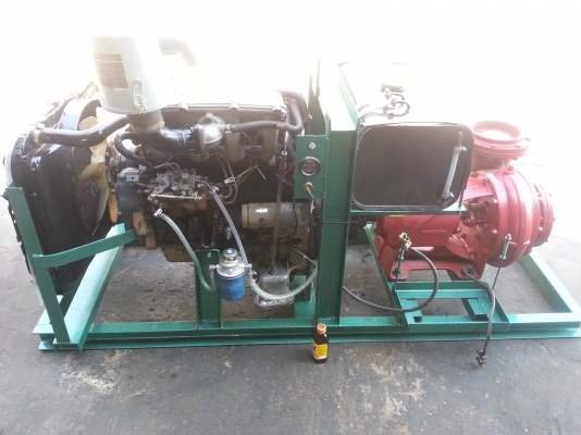 เครื่องสูบน้ำดีเซล4สูบขนาดเข้า6นิ้วออก6นิ้วของใหม่แรงและประหยัดคับ