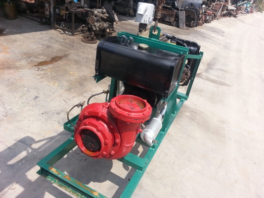 เครื่องสูบน้ำดีเซล4สูบขนาดเข้า6นิ้วออก6นิ้วของใหม่แรงและประหยัดคับ