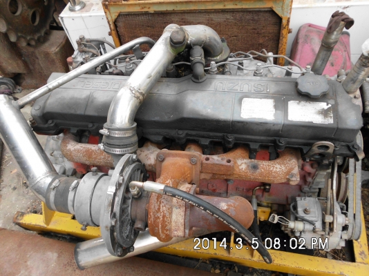 เครื่องอีซูซุ  6HHพร้อมโบ 95,000 บาท
