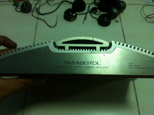 SANSUI SM-A807DL 2CH 80W ซิ้งทองแดง มือ2 ญี่ปุ่น
