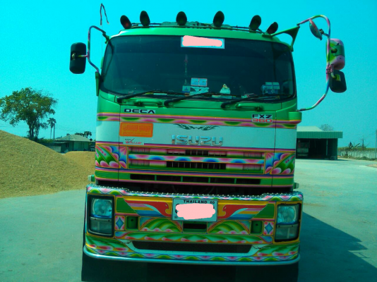 ขายรถบรรทุก 24 ล้อพ่วงแม่ลูกดัมพ์คอกเกษตร ISUZU DECA 360 แรงม้าปี 2554 ลูกพ่วง 3 คาน ราคา 2850000