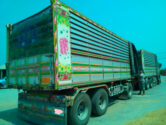 ขายรถบรรทุก 24 ล้อพ่วงแม่ลูกดัมพ์คอกเกษตร ISUZU DECA 360 แรงม้าปี 2554 ลูกพ่วง 3 คาน ราคา 2850000